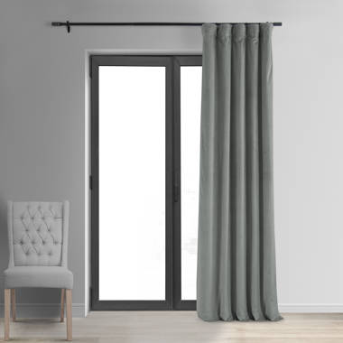 Half Price Drapes Extra Wide Signature Velvet Curtains for Bedroom